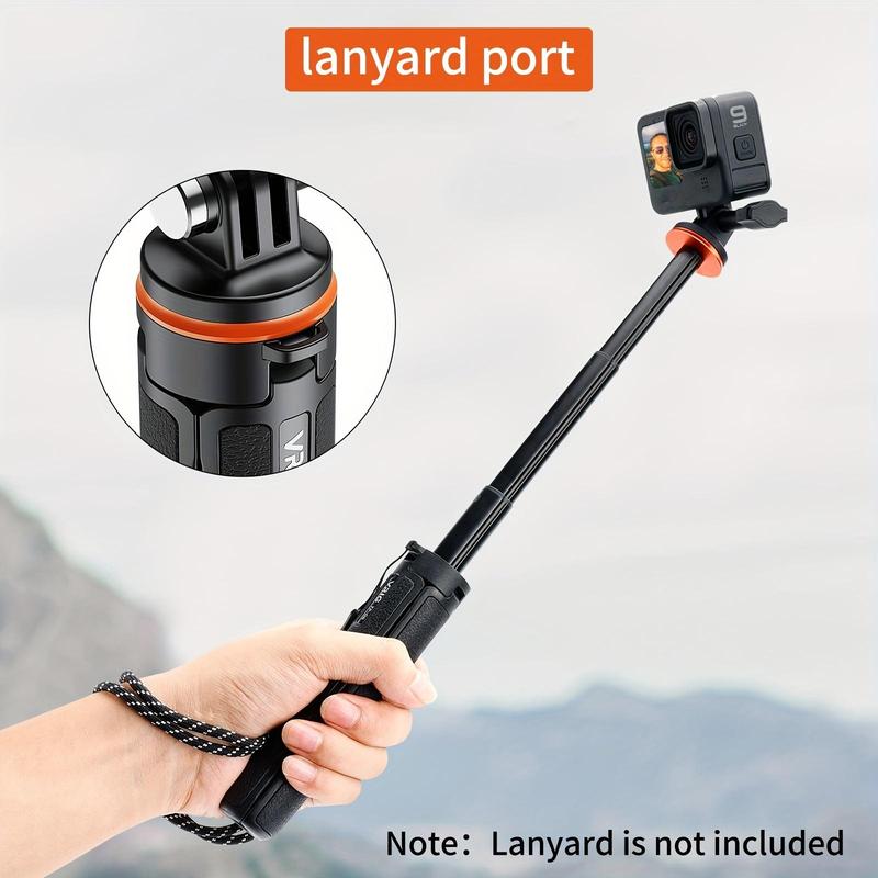 Handheld Extension Pole Selfie Stick for GoPro 12 11 10 9, Action Camera Selfie Stick, Phone Live Broadcast Anti-shake Tripod, Phone Accessories