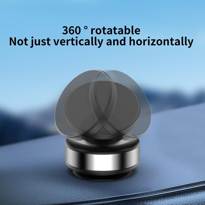 Magnetic Car Phone Holder, Electric Suction Cup Vacuum Magnetic Phone Holder, Multi-angle Dashboard Navigation Universal Holder, Car Magnetic Phone Holder