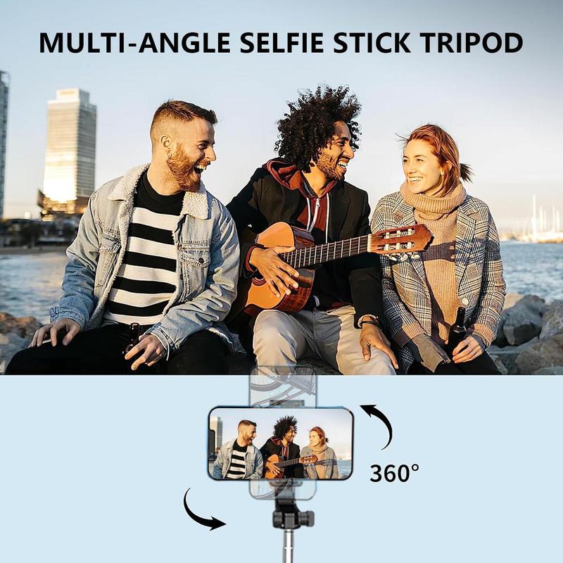 Multifunctional Selfie Stick, 1 Count Portable Handheld Anti-shake Phone Tripod, Selfie Stick for Live Streaming, Vlogging, Travel, Outdoor