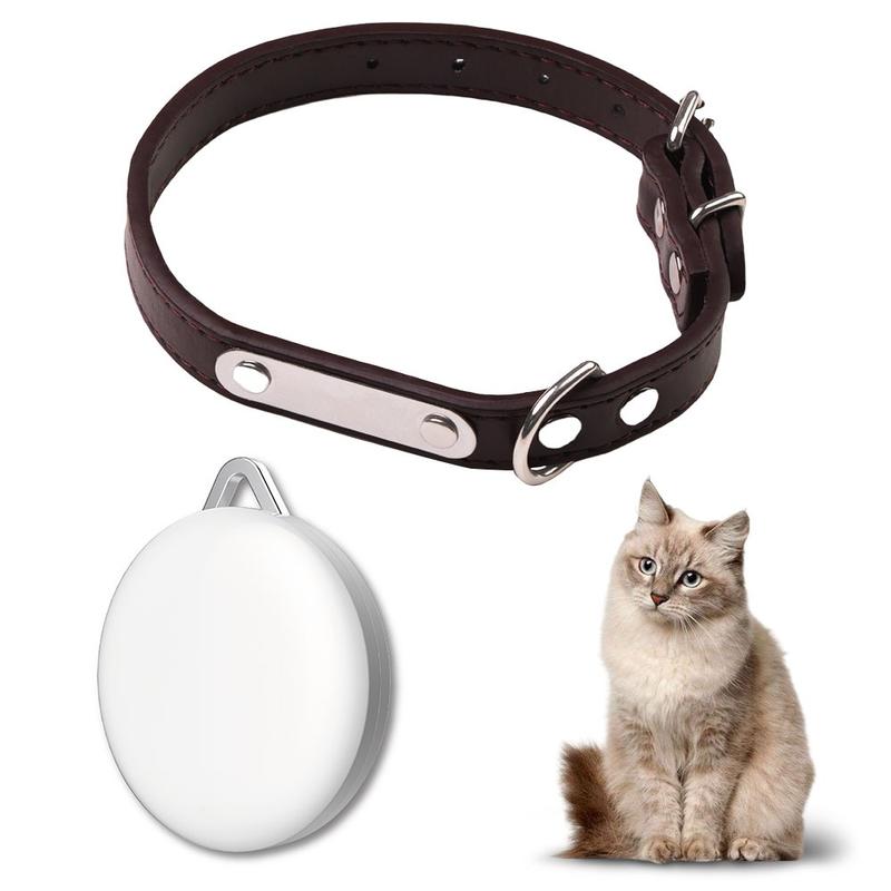 Global Position GPS Tracker with Cat Collar, Portable Smart Tag, Works with JIMILife APP, Waterproof, Anti-lose Finder for wallet, key chain and pet