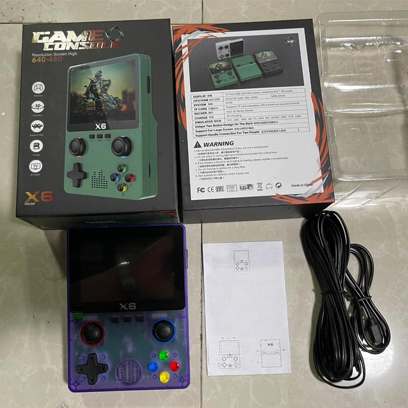 PENGTENG Retro Video Handheld Game Player, 32G 2000mAH Built-in Game, 3.5-inch Screen, Portable Game Player, Portable Game Console