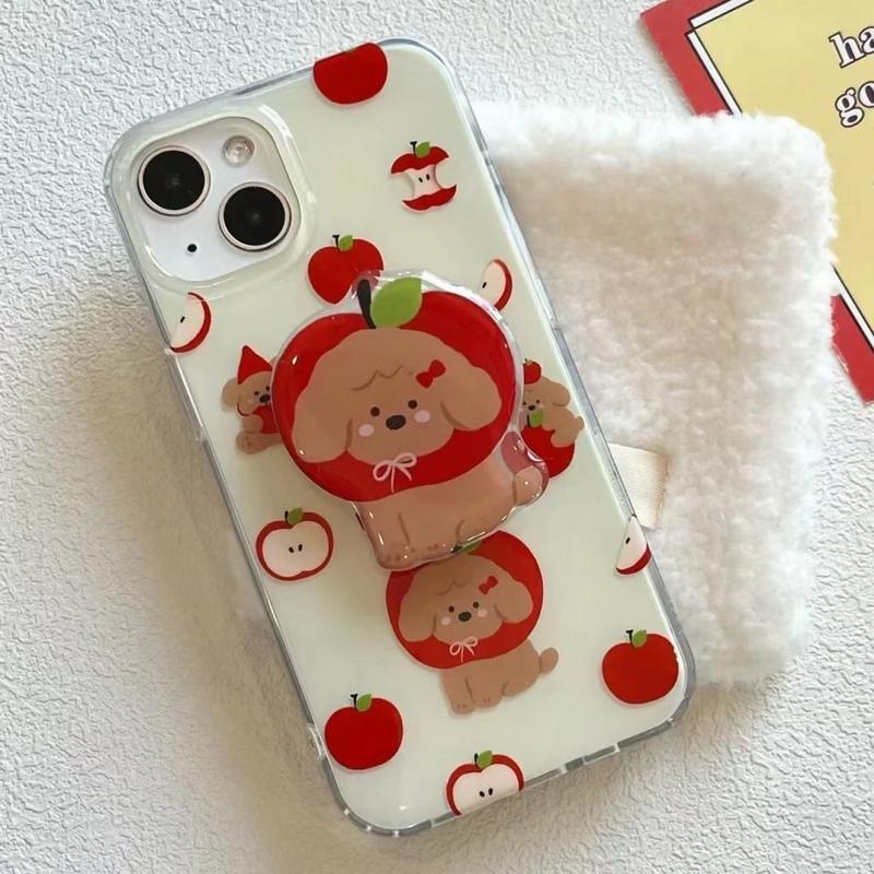 Cute Cartoon Dog Cell Phone Grip & Stand - Phone Holder & Mount for Smartphones - Accessories