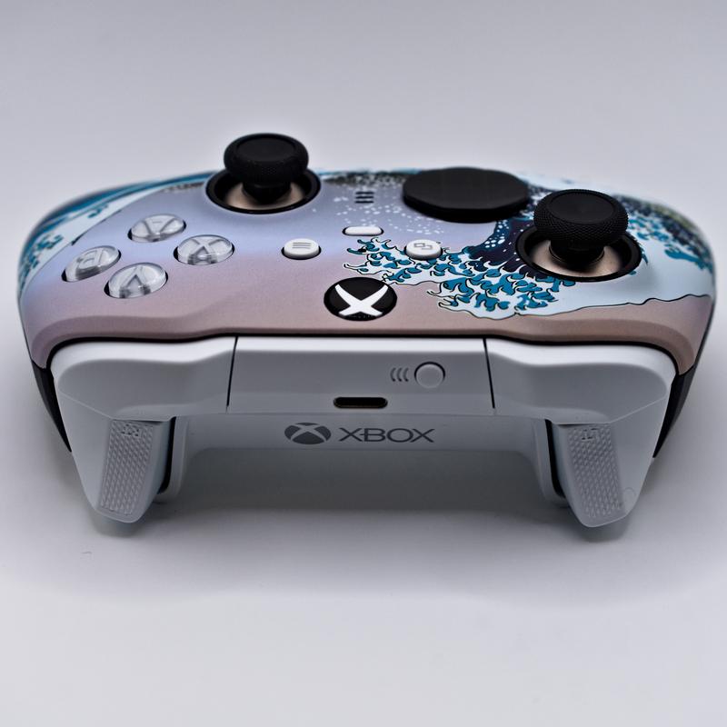 [Price Drop] Microsoft Xbox Elite Series 2 Wireless Controller - Custom Great Wave - Accessories Game Console