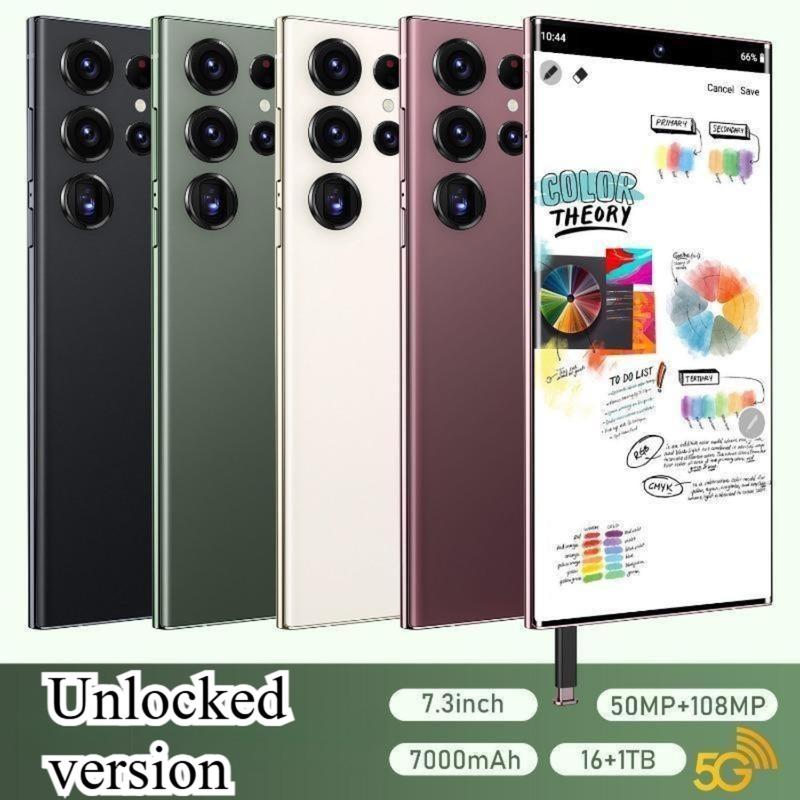 New Original S26 Ultra Smartphone Network 7.3inch 16GB+1TB Android Mobile Phones Unlocked 7000mAh 50MP+108MP 5G Cellphone NFC