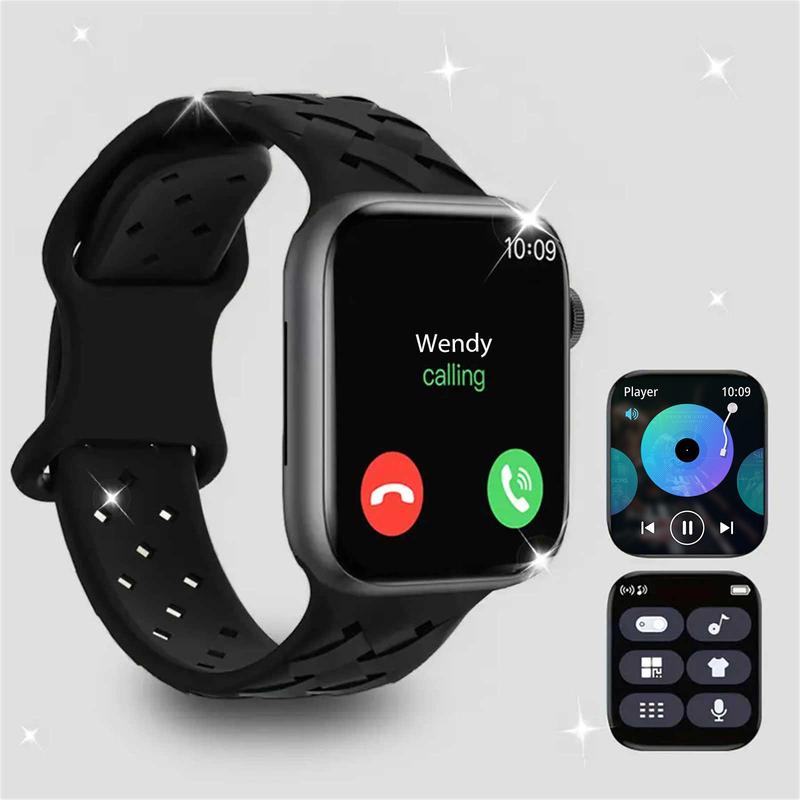 Smart Watch for Men & Women, Sports Watch with Wireless Call Dial, Incoming Call Alert & Rejection, Message Alert View, Multiple APP Alerts & Custom Wallpaper, Fashion Watch Compatible with iPhone Andriod, Touch Screen Watch