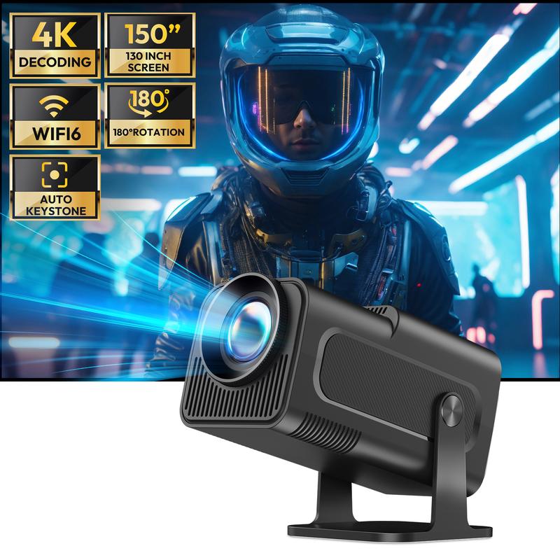 [Gimbal 5] Mini Projector with Android 11.0, 1080P 5G WiFi Bluetooth Projector 4K Supported, Auto Keystone Correction, 300 ANSI, 150