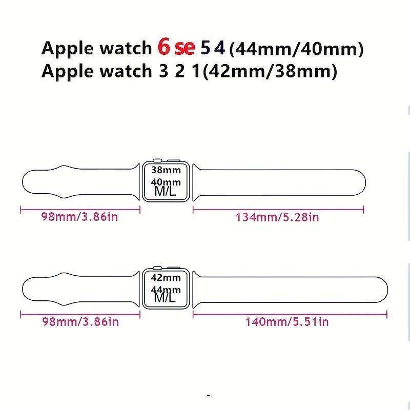 Silicone Watch Band & Glass Watch Case Kit (Band & Case Only) (1 Set), Replacement Smart Watch Band, Wearable Accessories Compatible with Apple Watch Series 1 2 3 4 5 6 SE 8