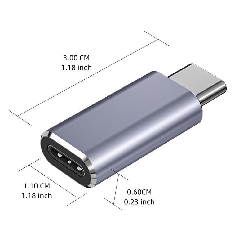 Mini USB C Conversion Adapter, Portable USB C Data Transmission Adapter for iPhone 15 Series, MacBook, Laptop, Tablet, iPad & Samsung, Tablet & Phone Accessories