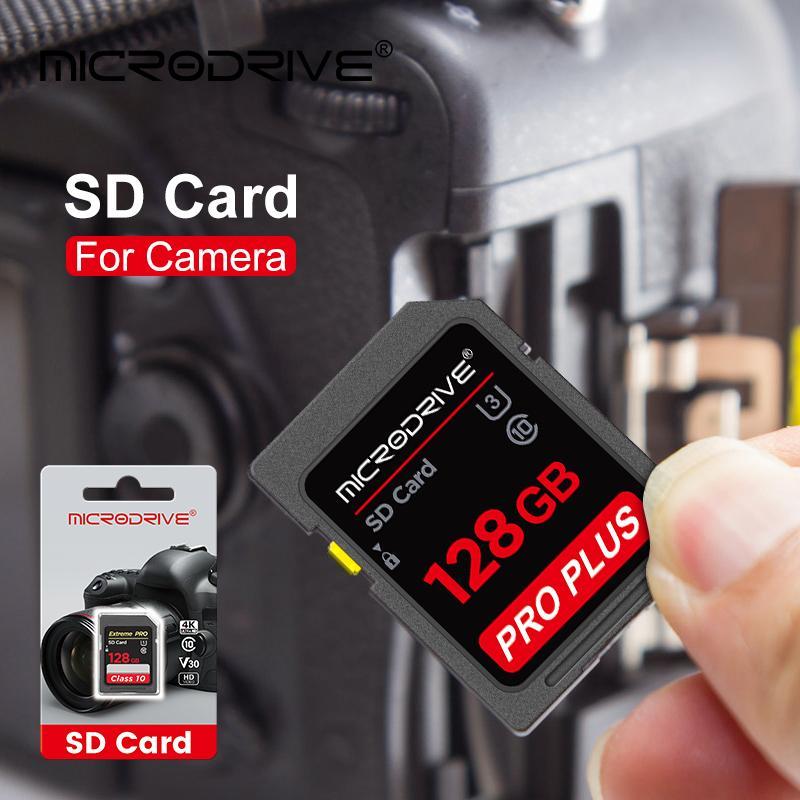 MICRODRIVE SD Card, 16GB 32GB 64GB 128GB SD Card, Camera Accessories for Camera, Smartphone, Tablet, Laptop, Computer