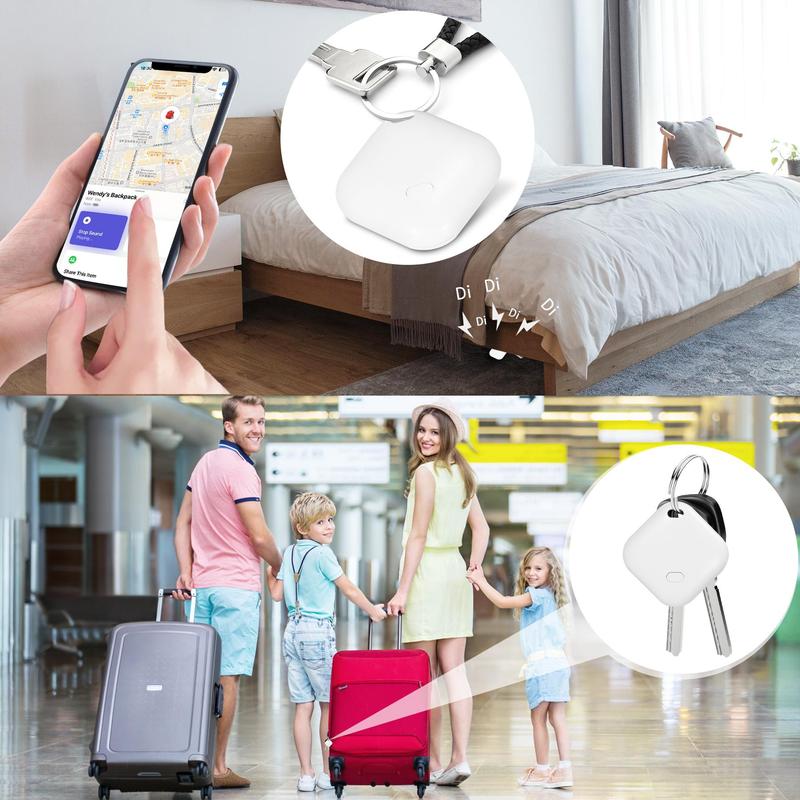 Anti-lost Tracker, Mini Portable GPS Tracker, Smart GPS Tracker, Portable Lightweight Key Finder, Item Finder, Suitable for Keys, Wallets, Luggage