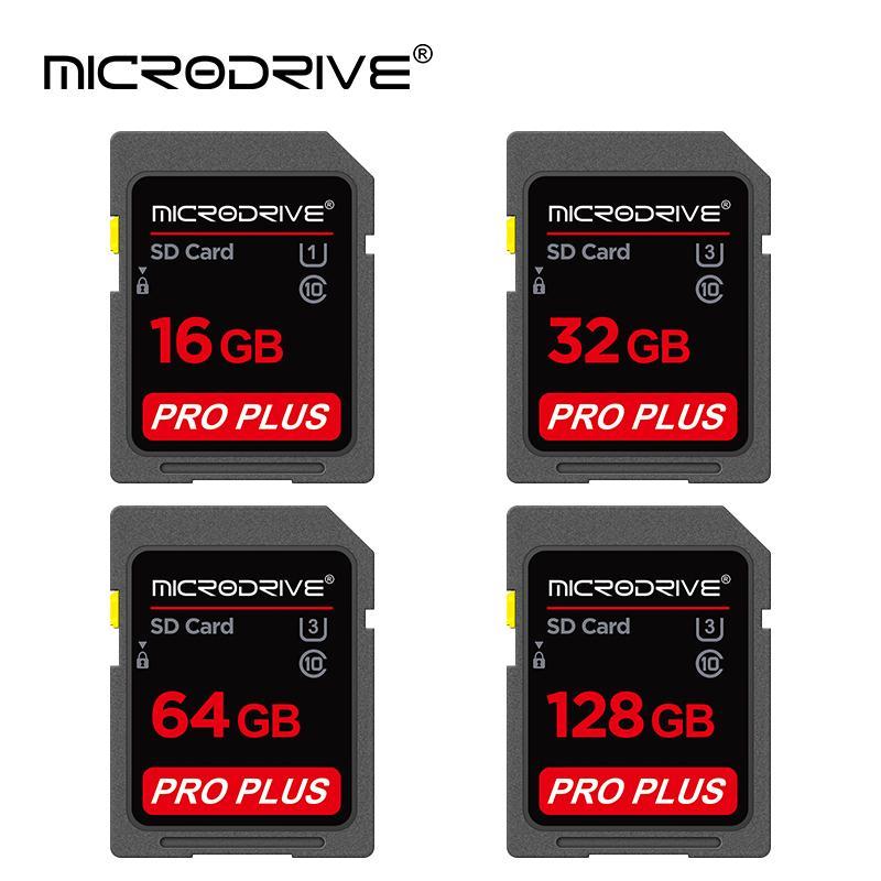 MICRODRIVE SD Card, 16GB 32GB 64GB 128GB SD Card, Camera Accessories for Camera, Smartphone, Tablet, Laptop, Computer