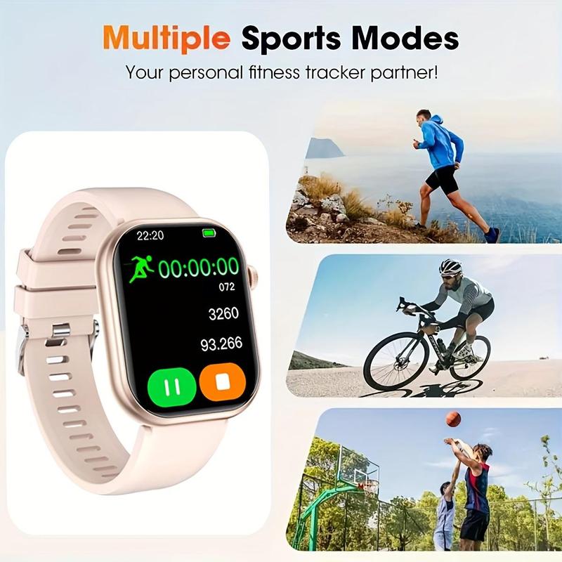 Multifunctional Smart Watch, Fashionable Digital Watch with Multi Sport Mode & Alarm Clock, HD Display Touch Screen Sports Watch for Android & Apple