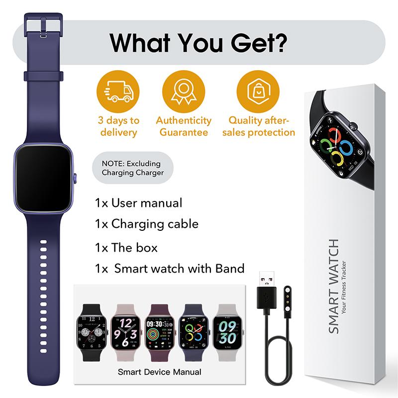 Smart Watch for Men Women, 2.01