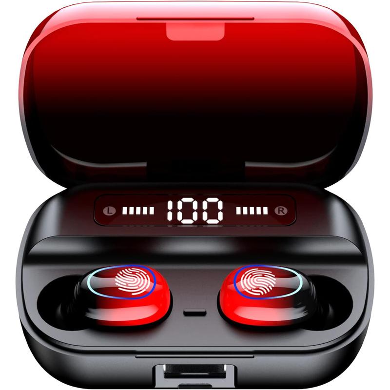 Bluetooth earphones, IPX7 waterproof Bluetooth 5.1 stereo earphones, wireless , in ear , premium bass ,   Audio Headphones