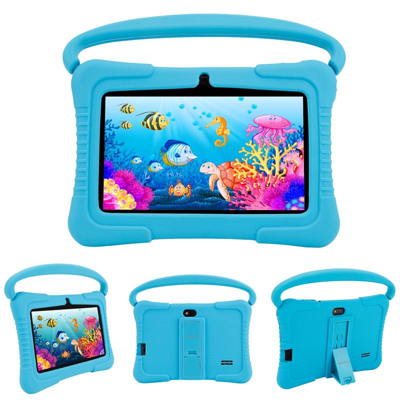 Veidoo Kids Tablet, 7-inch Android Tablet for Kids 32GB Storage, Toddler Tablet with Shockproof Case, Parent Control, Bluetooth, WiFi, Learning