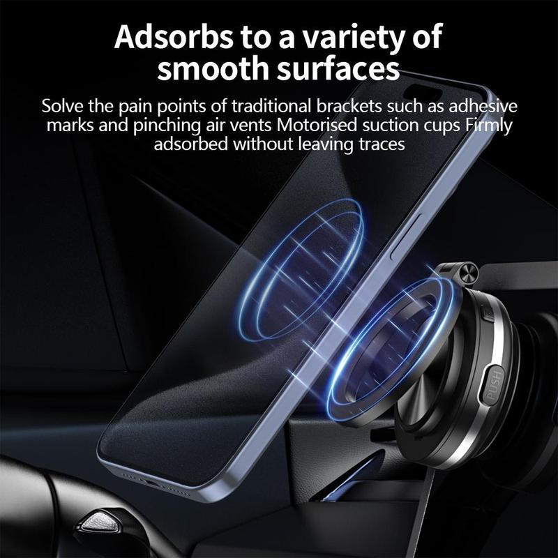 Magnetic Car Phone Holder - 360° Rotatable Smartphone Stand for Car, Truck, SUV