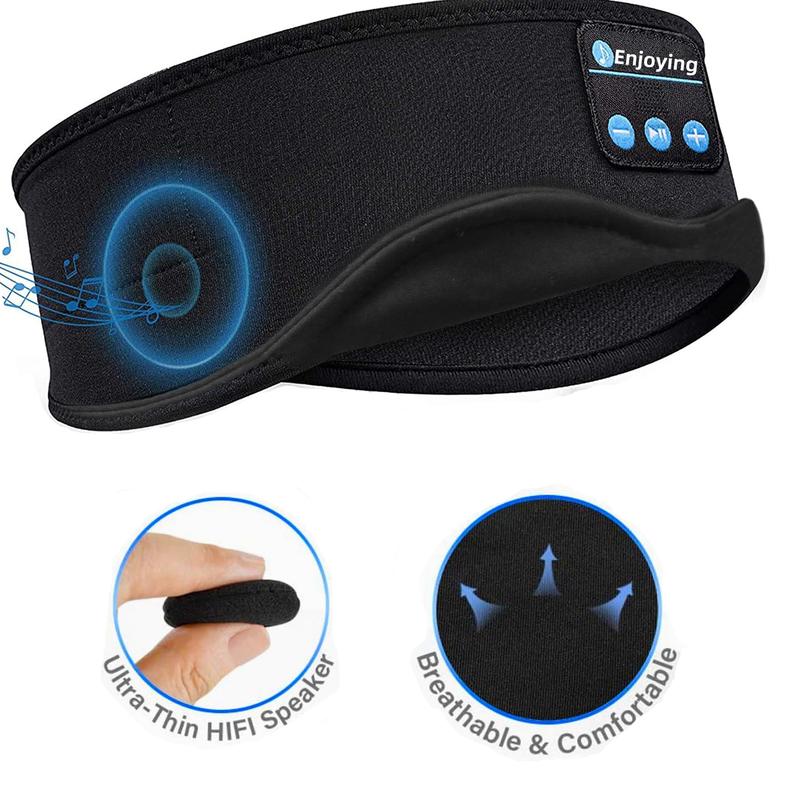 Sleep Headphones Bluetooth Wireless Sports Headband,Unisex Sleep Music Eye Mask,Sleeping Headphones for Side Sleepers,Wireless Sports Headband with HD Stereo Speakers for Jogging, Sports,Travel