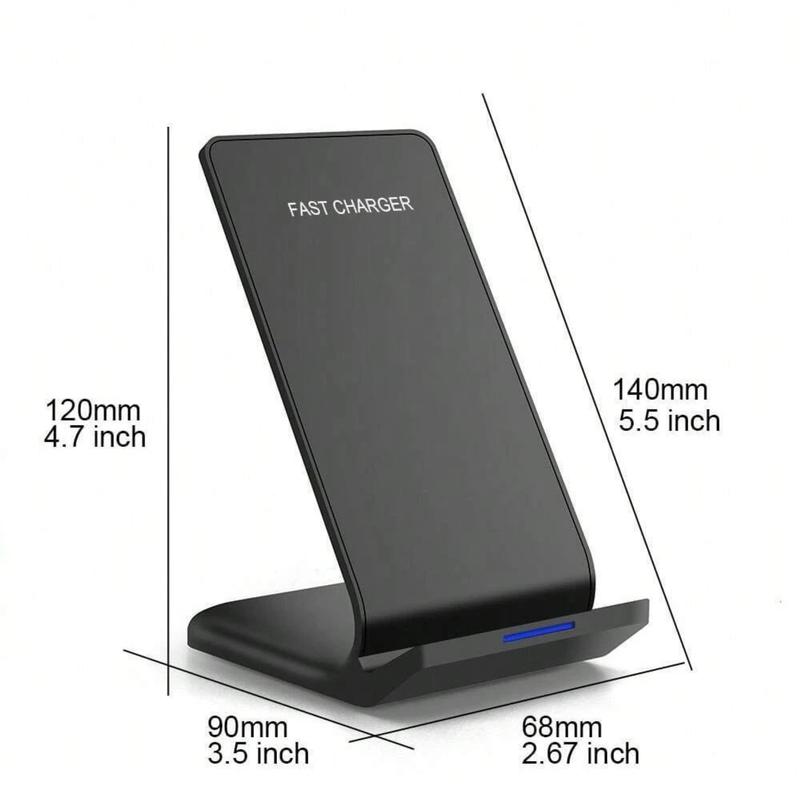 20W Fast Wireless Charger Station for Samsung Galaxy S24 S23 S22 Note 20 10 & Phone Wireless Charging Stand for iPhone16 15 14 13 12  11 XR XS 8