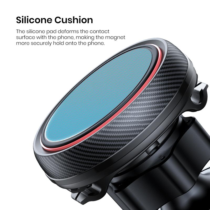 TOPK Car Phone Holder Magnetic Phone Car Mount for Car Dashboard and Windshield with Strongest Magnet for Cellphones