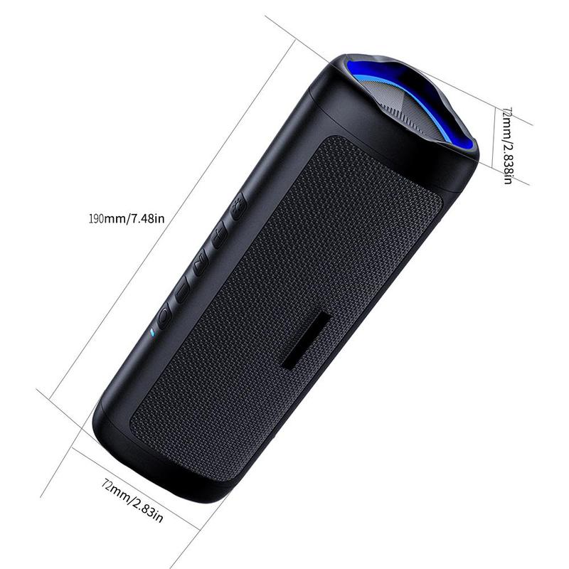 Wireless Speaker with HD Sound, TWS Pairing Audio Subwoofer for Home Party Outdoor Beach, Waterproof Bluetooth-compatible Subwoofers Speakers, Sound System, Electronic Gadgets, Up to 24H Playtime, Birthday Gift, Summer Gifts 2024, Back to School Gifts