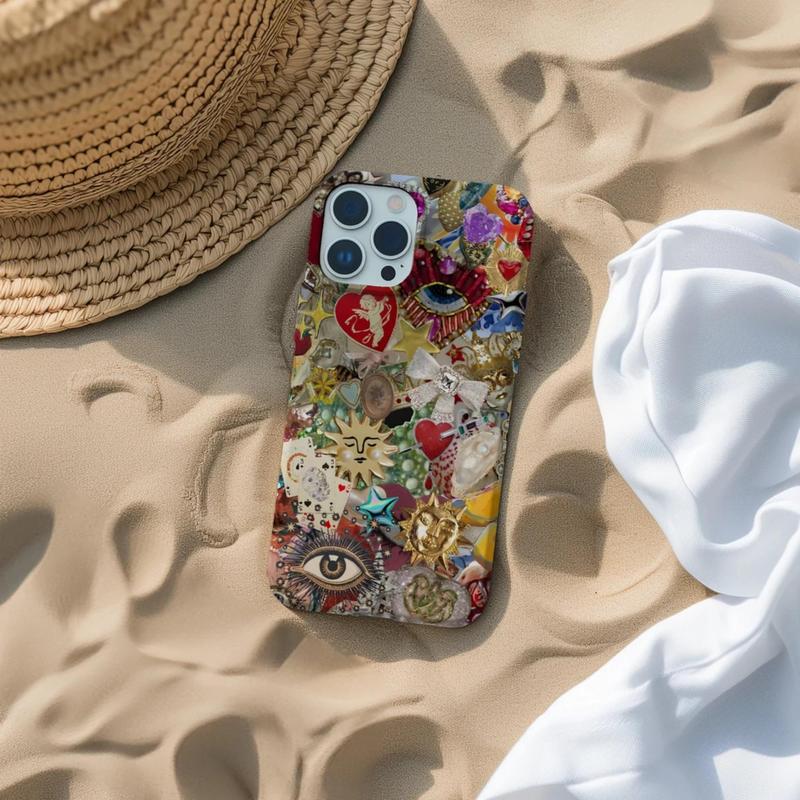 Creative Pattern Phone Case for Fall Gift, Decorative Phone Protective Cover, Phone Protective Cases Compatible with iPhone 11 12 13 14 15 Plus 15 Pro Max, Fall Decor