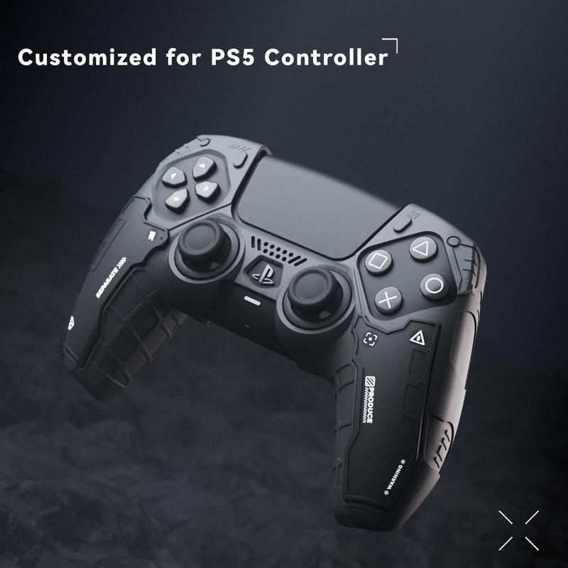 GeekShare G.S.TAC Tactical PS5 Controller Skin Set, Anti-Slip Silicone Protective Cover Skin Case for PS5 Wireless Controller with 2 Thumb Grip Caps and 2 Stickers - for Black Myth: Wukong