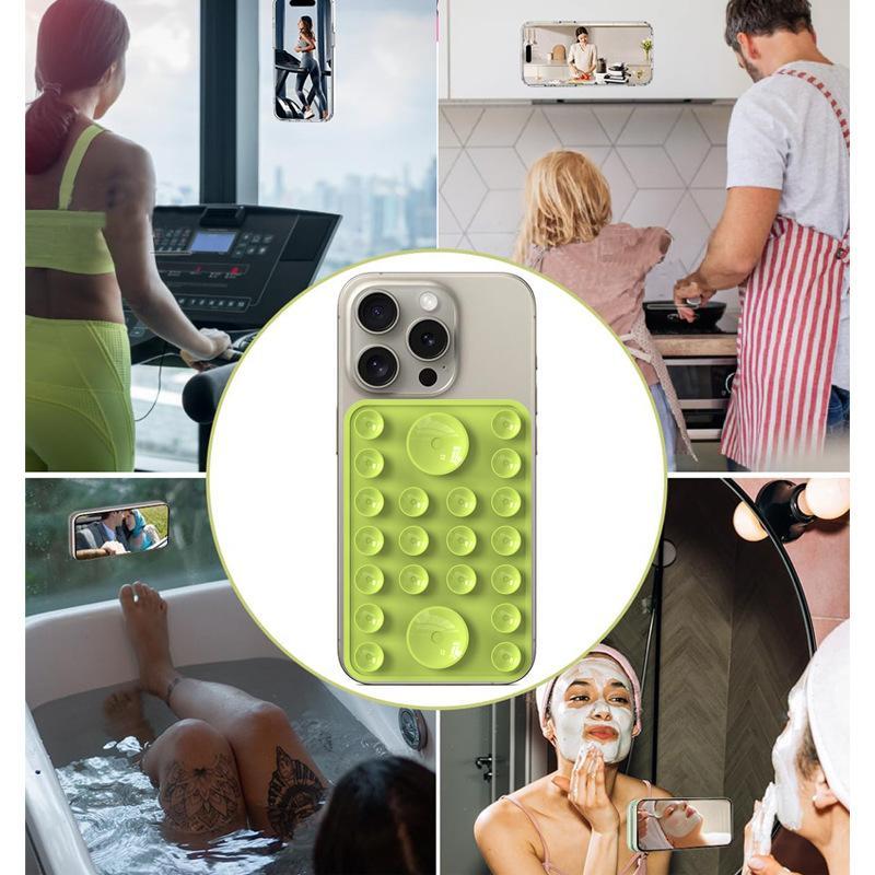 Silicone Suction Cup Phone Holder, Magnetic Suction Cup Phone Holder, Phone Accessories for Home Office, Mobile Phone Accessories