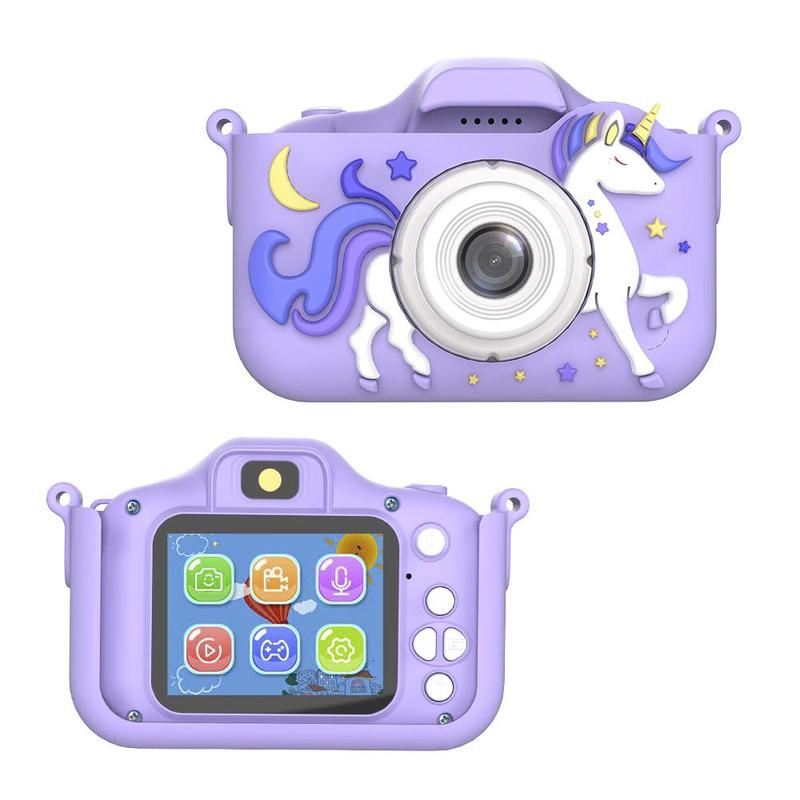 Unicorn Design Camera Toy, 1 Count HD Selfie Camera for Kids, Fun & Educational Selfie Toy for Children, Perfect Gift for Birthday, Christmas Gift