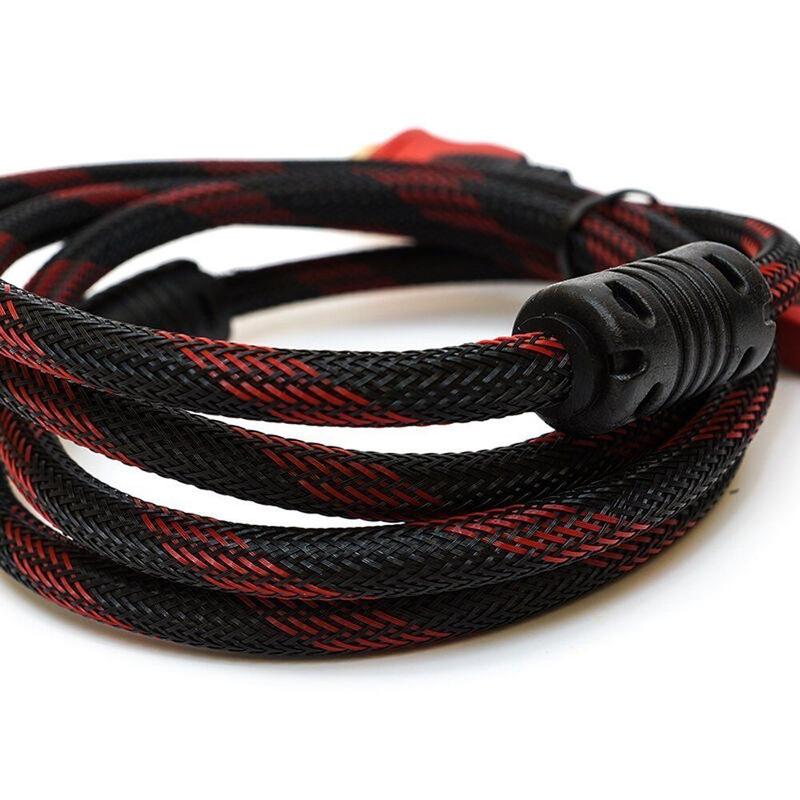 Premium HDMI Male To Male Cable Cord V1.4 Bluray 3D TV DVD PS4 PS5 HDTV Xbox LCD LED 1080P 15FT Red