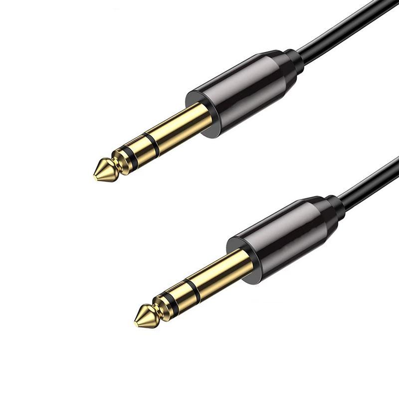 Premium Stereo Audio Cable, Male to Male Stereo Audio Cable, Stereo Audio Adapter, Audio & Video Accessories Compatible with Any Devices with 6.35mm Audio Port