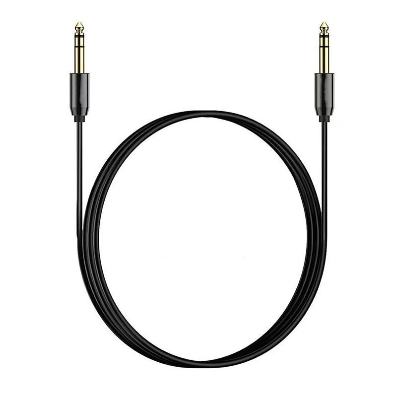 Premium Stereo Audio Cable, Male to Male Stereo Audio Cable, Stereo Audio Adapter, Audio & Video Accessories Compatible with Any Devices with 6.35mm Audio Port