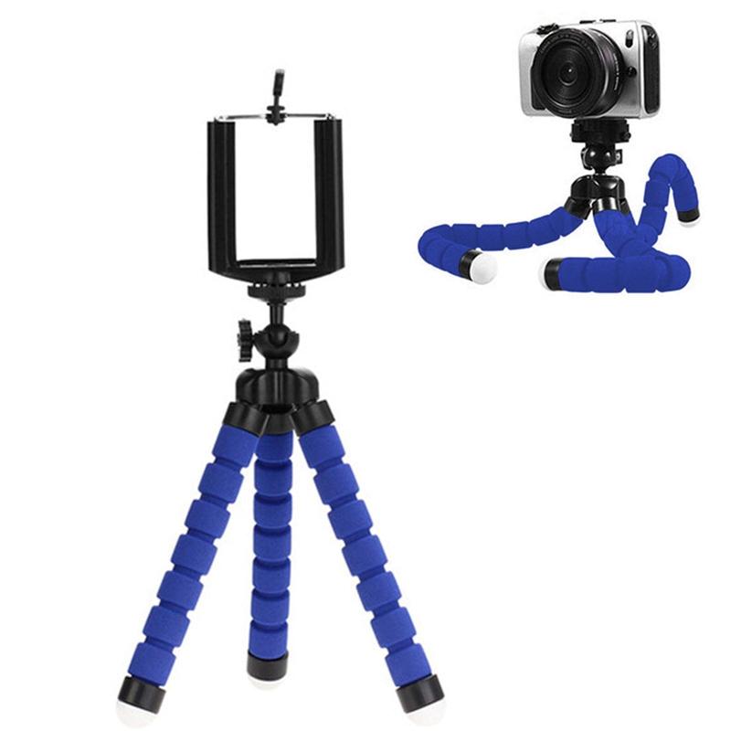 Portable 360° Rotating Anti-shake Fixed Tripod Camera Holder, Mobile Phone Tripod for iPhone, Mobile Phone Bracket for Broadcasting & Photography