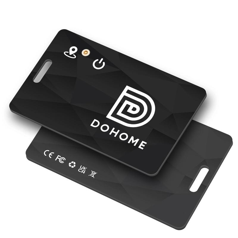 DOHOME GPS Tracker, Waterproof Smart Track Card, Ultra-thin Magnetic Charging Card, Compatible with Apple Find My, Smart & Wearable Devices