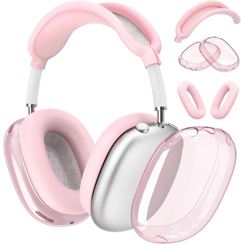  Case Cover for Pods Max Headphones, Anti-Scratch Sweat-Proof Ear Pad Covers Ear Cups Cover Headband Cover Protectorfor Pods Max