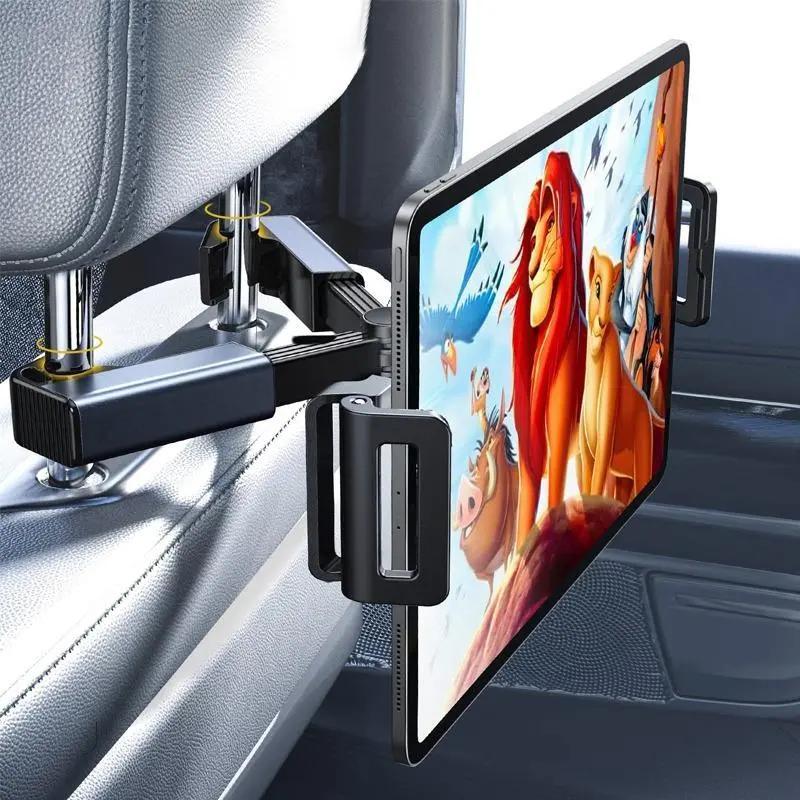 Car Seat Headrest Tablet Holder for Summer Gift, Adjustable Car Seat Tablet Mount, Retractable Smartphone Bracket, Car Interior Cellphone Stand, Tablet & Mobile Devices Holder for Car, Car Accessories