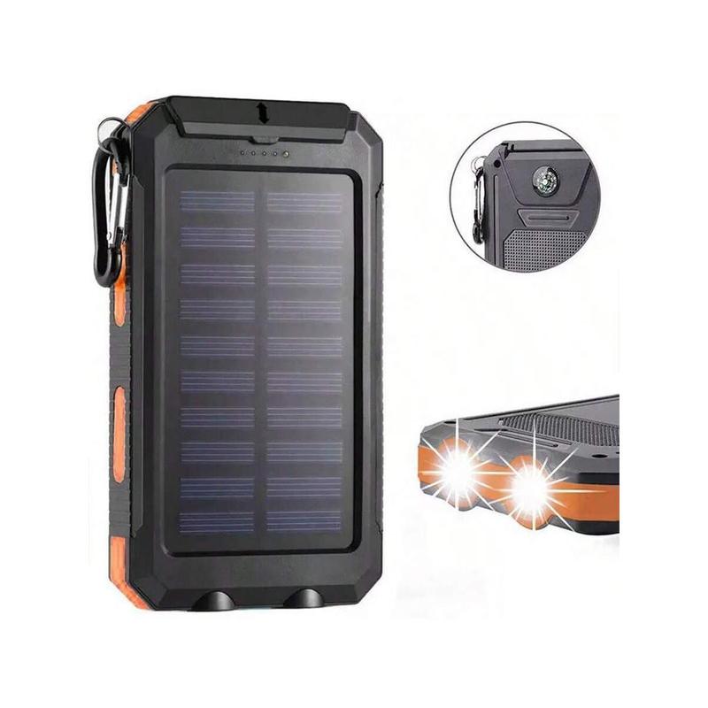 20000mAh USB Portable Charger Solar Mobile Power Bank 2024 Super