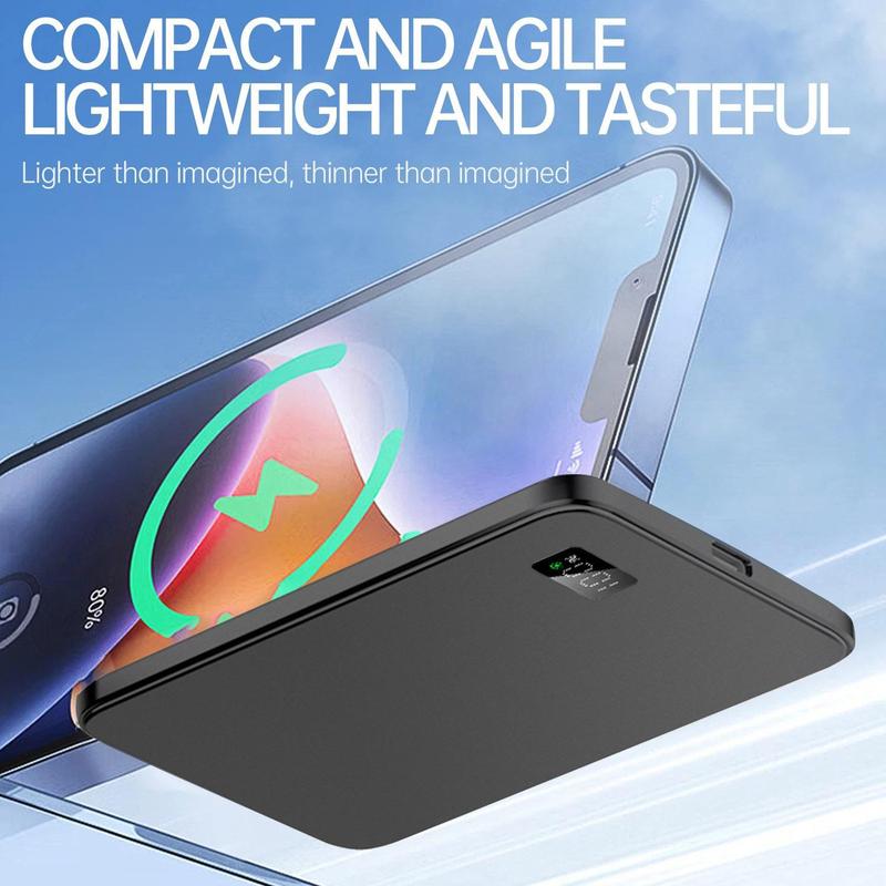 3 in 1 10000mAh Magnetic Wireless Charger Power Bank, 1 Count Portable Charger Magnetic Wireless Charging Bank, Multifunctional Wireless Charging Bank for iPhone Charger, Watch & Earphone, Stocking Fillers Gift, Wireless Powerbank, Men Gifts