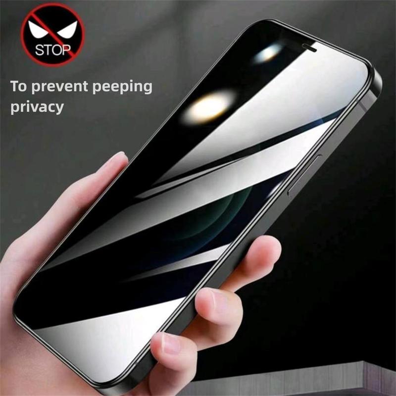 Privacy Phone Screen Protector, 3 Counts Tempered Glass Film, Screen Protector for iPhone 15 Pro Max Series, Essential Cellphone Accessory, Smartphone Accessories