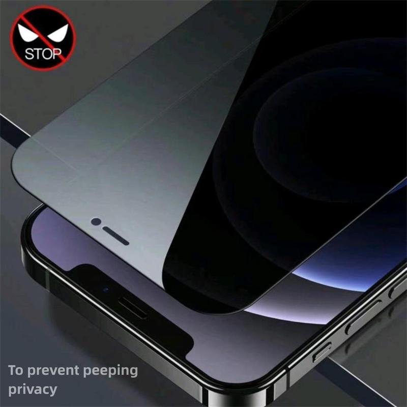 Privacy Phone Screen Protector, 3 Counts Tempered Glass Film, Screen Protector for iPhone 15 Pro Max Series, Essential Cellphone Accessory, Smartphone Accessories