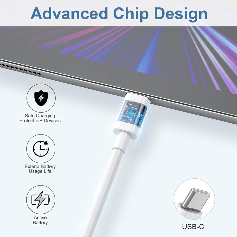 3PCS USB C to USB C Cable,iPhone 15 Charger Cord 6ft,60W Long Type C Fast Charging Cable for Apple iPhone 15 Pro Pro Max Plus, iPad Pro, Air5, MacBook Air, Samsung Galaxy,Android