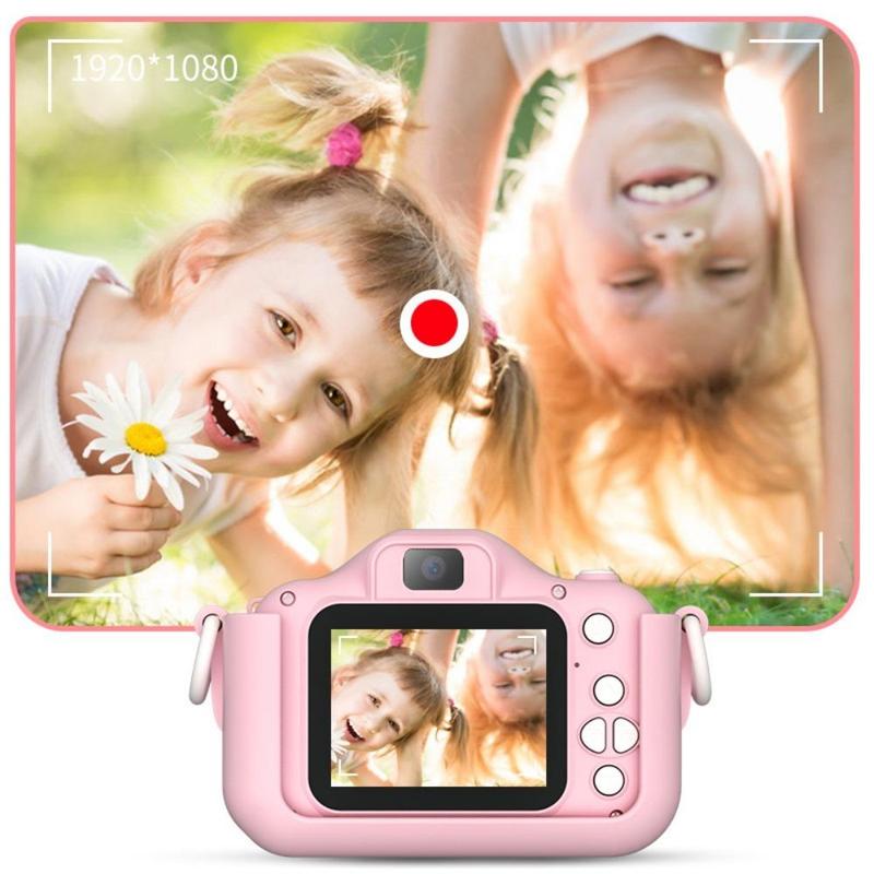 Unicorn Design Camera Toy, 1080P HD Children's Camera Toy with 32GB SD Card & Card Reader, Birthday Gift for Boys & Girls