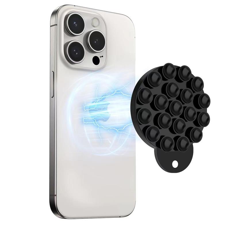 Magnetic Strong Silicone Suction Cup Phone Holder Hands-free Smartphone Accessory for Shooting Videos Selfies Suitable for Cellphone BlackFriday