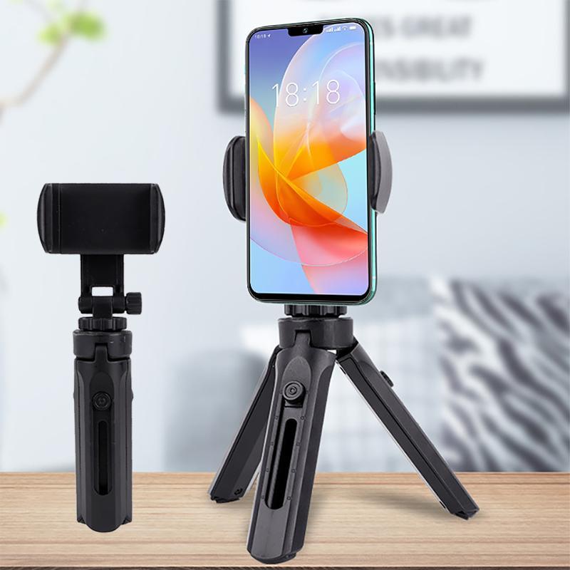 Portable Phone Tripod, Multifunctional Adjustable Phone Holder, Selfie Stick for Live Streaming, Vlogging, Travel, Outdoor