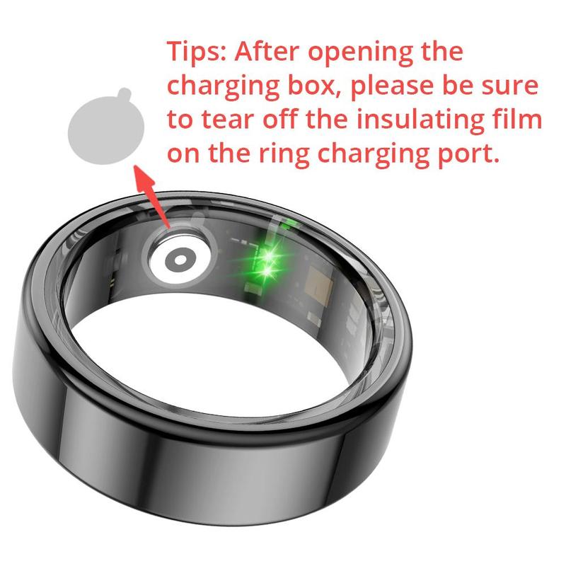 Smart Ring, Rechargeable Smart Ring, Men's Tech Gadgets 2024, IP68 Waterproof Smart Ring with Multi Sport Modes, Wearable Accessories for Men & Women, Wearable Devices for Daily Use