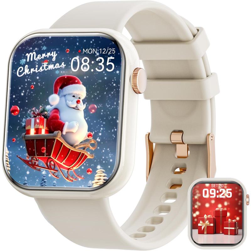 1.85 Inch Multifunctional Smart Watch, Fashion Digital Watch, Women's Men's Fitness Watch for Android iPhone, Birthday Christmas Gifts Decor