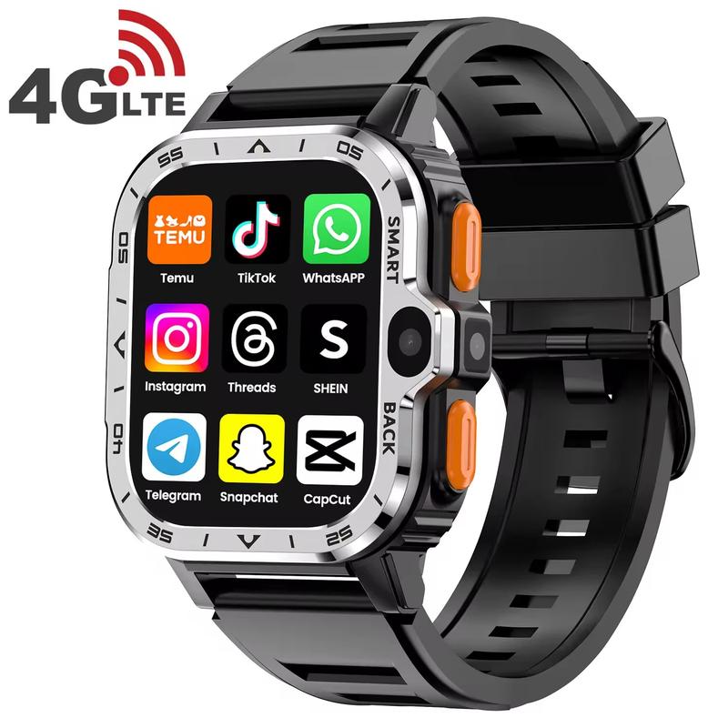 2024 PGD 4G Smartwatch WIFI S8 Ultra S9 And Sim Card And Camera Waterproof Android 8.1 GPS Video Call 4G Men Smartwatch