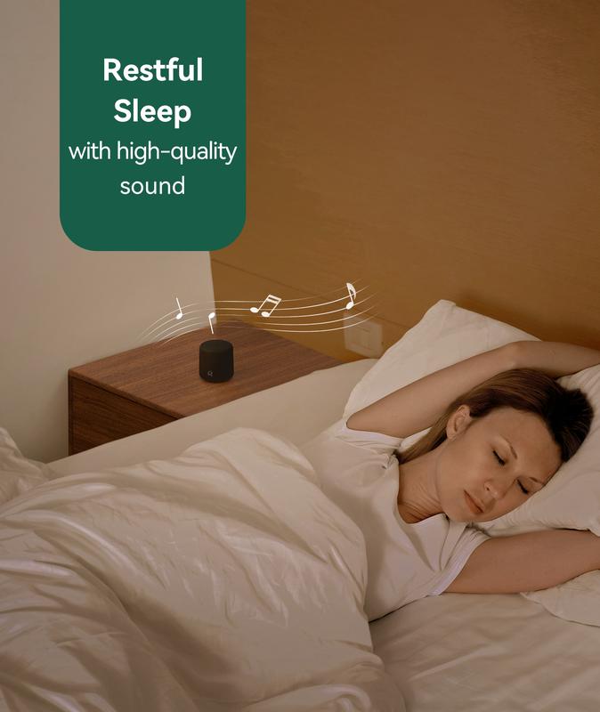 Restnature White Noise Sound Machine - Portable Sound Machine for Sleep, Travel Sound Machine, 16 Nature Sound, Timer, White Noise Machine for Sleeping Office Privacy Home Gift Audio Speakers