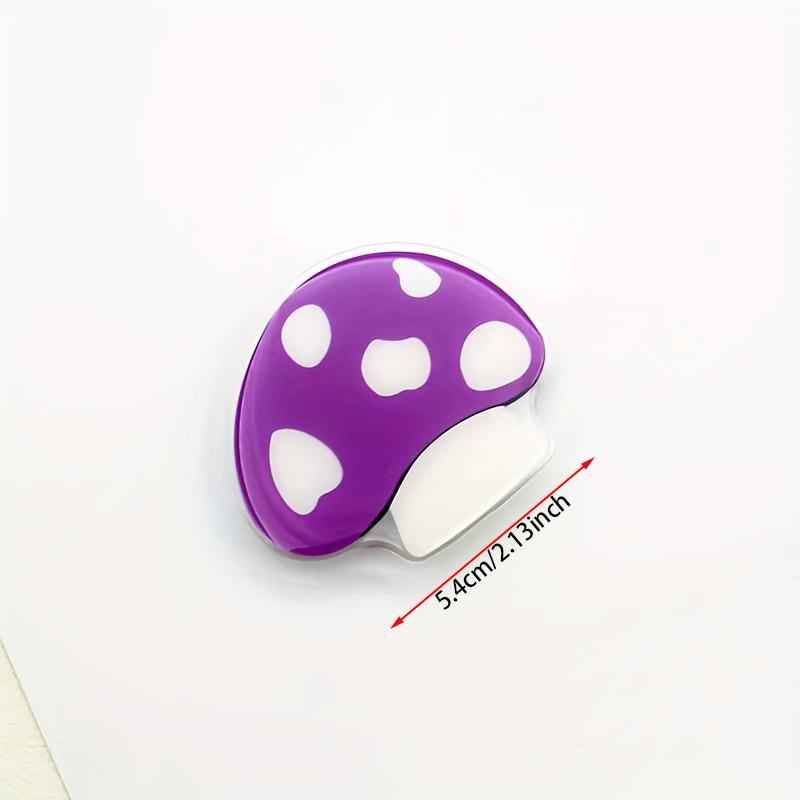 Cute Mushroom Design Phone Ring Holder, Creative Mobile Phone Push-pull Integrated Folding Stand, Fashion Phone Accessories for Phone Decoration