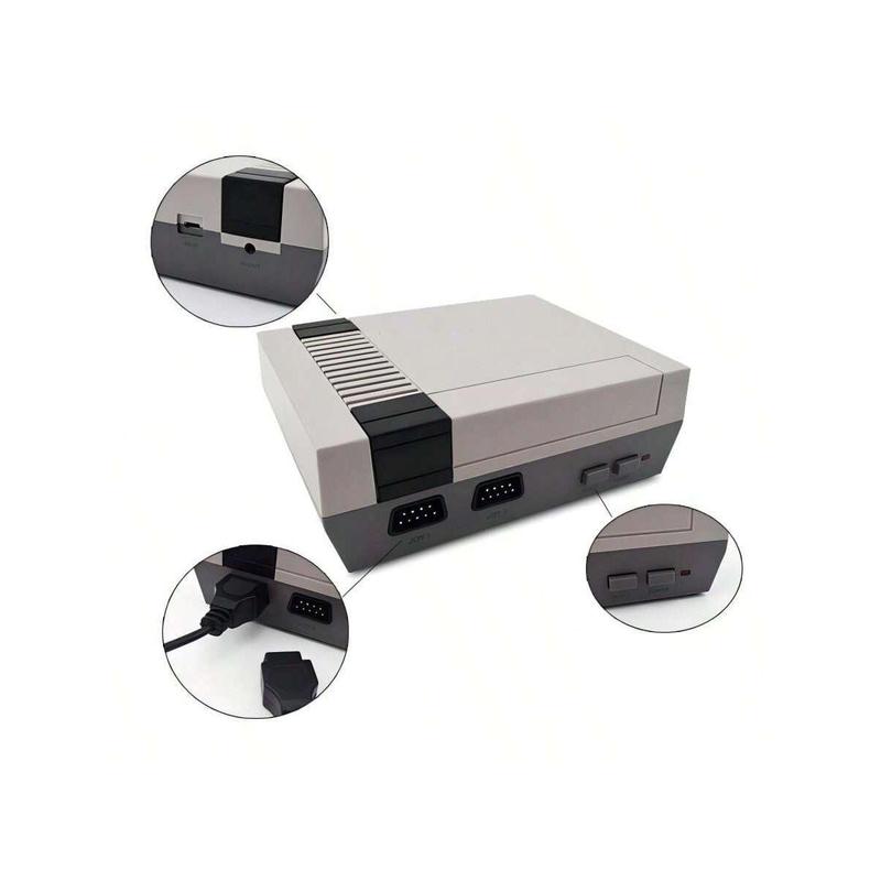 Classic 8-Bit 620 Mini Game Console, FC Red And White Dual Controller, Family Game Console, Built-In Hundreds Of Games, Will Bring You Countless Fun, This Is The Perfect Gift