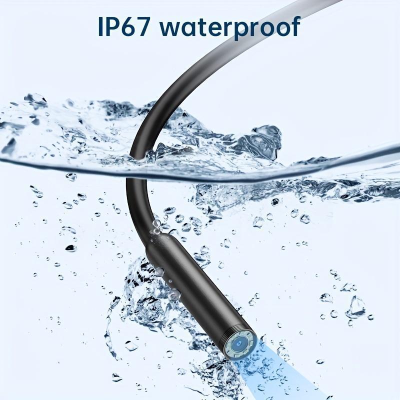 Mini HD Endoscope Camera Waterproof IP67 Adjustable 196.85 Inch Hardline 8mm Industrial Endoscope Camera 8 LED Endoscope For Iphone Mobile Phone 34